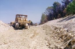 Desmontes y transformación de tierras